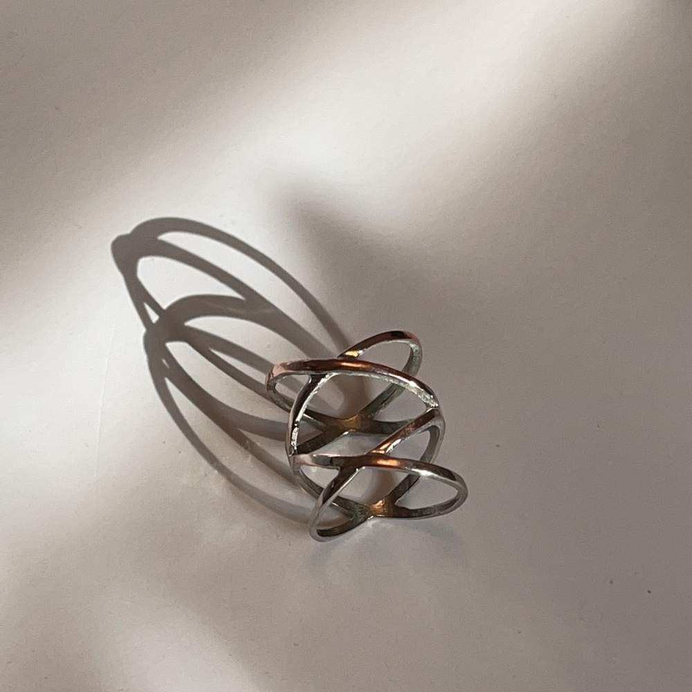 Silver Midi Ring size 4 - Picture 3 of 3